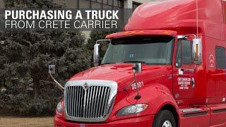 Purchasing a Truck from Crete Carrier - Become a Crete Owner Operator