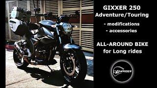 GIXXER 250 | Modifications | Accessories | Touring/Adventure Setup