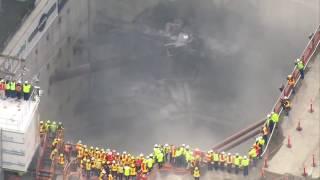 SkyKING: Bertha's cutter head appears at the end of its dig under Seattle