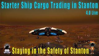 Starter Ship Cargo Trading in the Safety of Stanton | Star Citizen [4K]