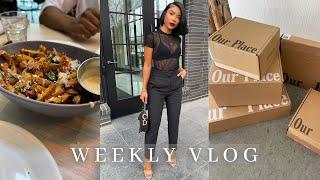 VLOG | family vibes, cook with me, packaging orders + more | I AM DESII ft. OUR PLACE