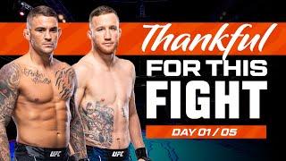 Dustin Poirier vs Justin Gaethje 1 | UFC Fights We Are Thankful For 2023 - Day 1