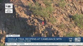 Cholla Trail reopens on Camelback Mountain after two and a half years