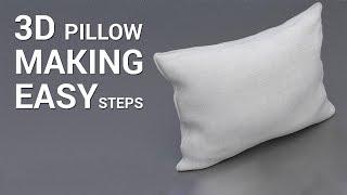 How to Model A 3D Pillow using nCloth in Autodesk Maya in 2 Minutes | Autodesk Maya 2019 Tutorials