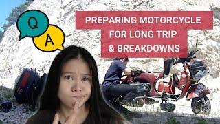 How to prepare motorcycle for long trip or overlanding