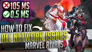 Marvel Rivals - Fix High Ping, Packet Loss & Input Lag on ANY PC