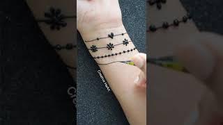 Beautiful Bracelet Mehndi Design #shorts #mehndi #youtubeshorts