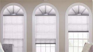 LUCKUP Arch Window Shades Half Circle Round