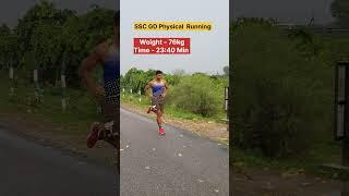 SSC GD 5KM running Workout | Ssc gd 2024 , ssc gd physical, #sscgd2024