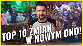 TOP 10 zmian w nowym DnD 2024! | Podstawy Dungeons & Dragons