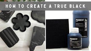 Eco Resin: How to make that TRUE BLACK in your Jesmonite | Aqua Resin