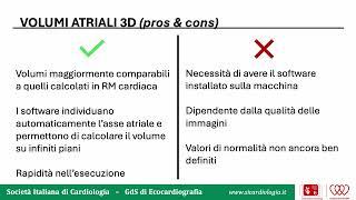 La quantificazione dell'Atrio Sinistro dall'approccio transtoracico