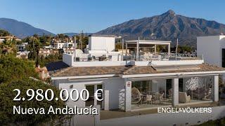 Bright contemporary villa in Nueva Andalucía with sea views | W-02Y100 | Engel & Völkers Marbella