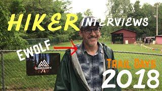 Trail Days 2018 Hiker Interviews ~ Ewolf (Evan's Backpacking Videos) & Trail Angel Mary