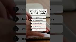 5 Tips for growth on social media