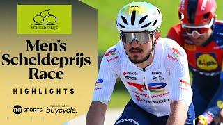 ULTIMATE DOMINANCE!  | Men's 2025 Scheldeprijs Race Highlights | TNT Sports Cycling