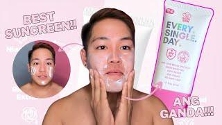 THE BEST SUNSSCREEN THIS 2024!! SAKU SKIN EVERY SINGLE DAY SUNMSCREEN REVIEW FOR 3 WEEKS