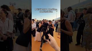 POV: You find a Montblanc event invitation ️