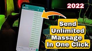 Send 1000 messages in 1 click || How Send Multiple Message In One Click