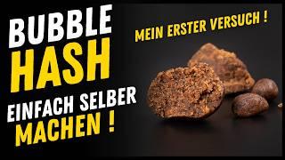 Mein erstes Bubble Hash - Blüten oder Trimm easy Zuhause mit Eiswasser eigenes Hash herstellen