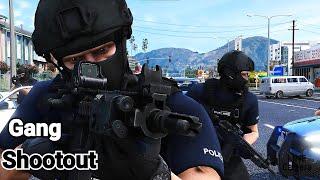 Gang Shootout | GTA 5 SWAT Movie [4K] (Machinima)