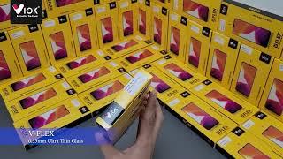 V-Flex Tempered Glass | 10pcs. Box | Viok India