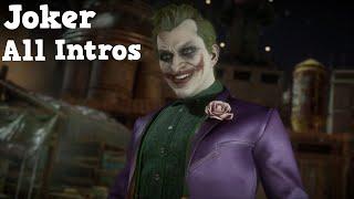 Mortal Kombat 11: Joker All Intro Dialogues