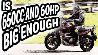 Is 650cc and 60HP Big Enough For A Motorcycle? DL650 The Yorkshire Moors Fast Ride