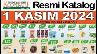 TARIM KREDİ KOOPERATİF MARKET 1 KASIM 2024 TARİHİNE KADAR GEÇERLİ RESMİ KATALOG  NET ANLATIM