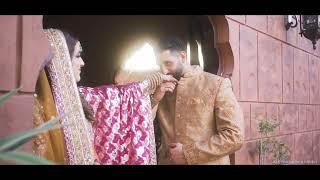 Cute Couple Yousaf & Hadia Mehndi Shoot