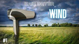 WIND #1, HAIR DRYER sound, Bruit SECHE CHEVEUX, SECADOR de pelo, ASMR Hair dryer, RELAXING SOUND