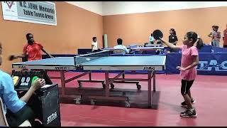 7 Year Girl school student India  playing table tennis tournament -2022 | JDT academy player