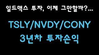 일드맥스 6월 투자손익 점검｜TSLY｜NVDY｜CONY｜이 투자가 맞아?