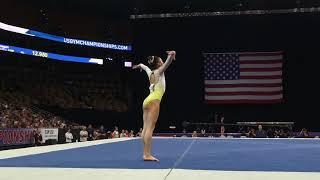 Leanne Wong – Floor Exercise – 2018 U.S. Gymnastics Championships – Junior Women Day 2