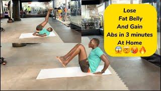 10 Exercises to Lose Fat Belly & Get Abs in 3 Minutes 