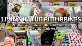 LIVING IN THE PHILIPPINES Mini Grocery at DALI • Unboxing Bento Accessories • Pack Lunch With Me