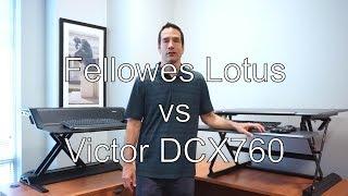 Standing Desk Review: Fellowes Lotus vs Victor DCX760