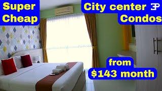 Pattaya Thailand, Super Cheap Monthly Condos/rooms City Center, from $143 month.