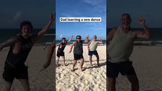 Teaching Dad A NEW TikTok Dance On The Beach | The Famileigh