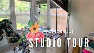 Watercolor Studio Tour: 2020