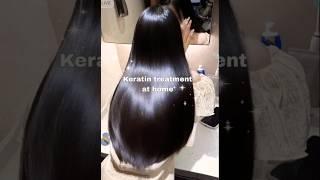 Keratin treatment at home #shorts #keratin #haircare #glowupguide #aesthetic #howto #fypシ゚ #beauty