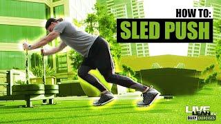 How To: Straight Arm Sled Push
