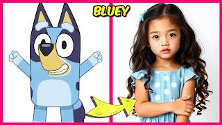 Bluey as Humans And Their Favorite Drinks, Snacks & Other Favorites! | Bluey Season 3