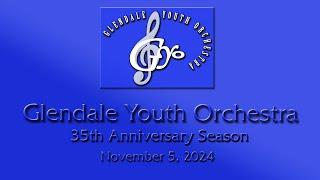 Glendale Youth Orchestra, November 5, 2023