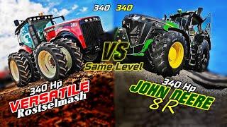 Versatile 340 VS John Deere 8R 340 - (Red VS Green) Which comes first on 340 hp level? [COMPARISON]