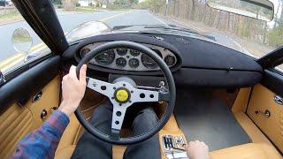 1969 Ferrari Dino 246 GT L Series - POV Test Drive (Binaural Audio)