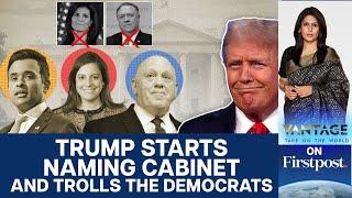 Trump Trolls Democrats Over Debt, Starts Picking his Cabinet | Vantage with Palki Sharma