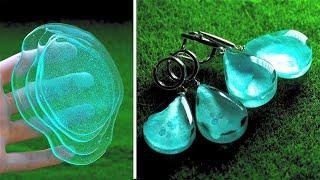 CRAFTS FROM EPOXY RESIN DIY. Sea Night Lamp from Epoxy Resin 