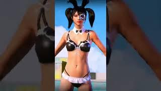 Sexy bunny swim suit black 🫦 Bilionera  #shorts #trending #pubg #bgmi