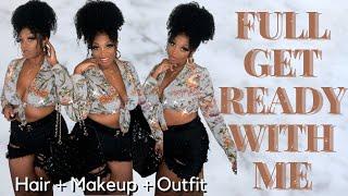 FULL GRWM | HAIR + MAKEUP + OUTFIT | ITMUSTBEKY